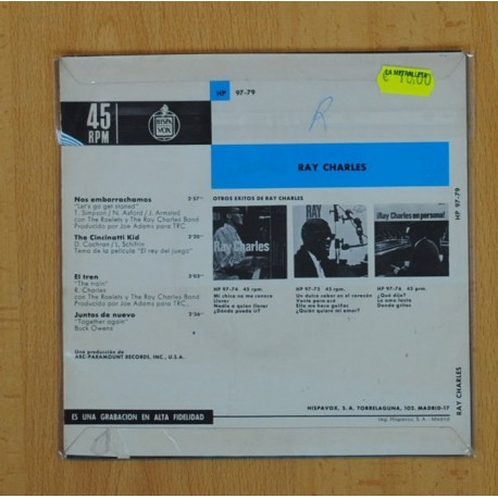 RAY CHARLES - NOS EMBORRACHAMOS + 3 - EP