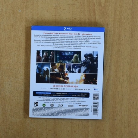 EL PUENTE - SEGUNDA TEMPORADA - BLURAY