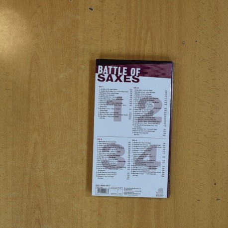 VARIOS - BATTLE OF SAXES - 4 CD