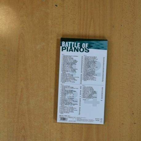 VARIOS - BATTLE OF PIANOS - 4 CD