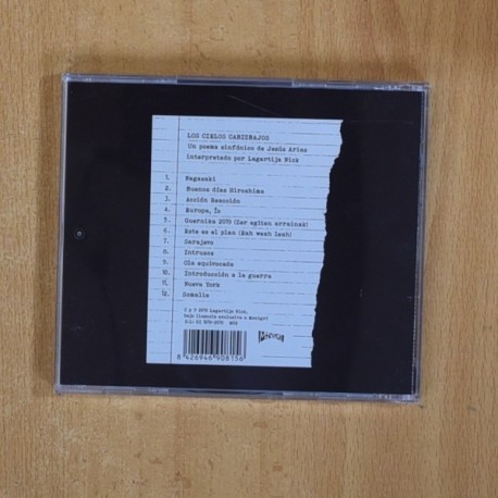 LAGARTIJA NICK - LOS CIELOS CABIZBAJOS - CD
