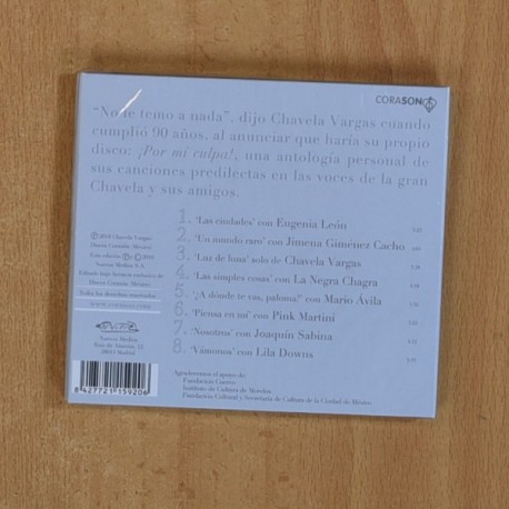 CHAVELA VARGAS - CHAVELA VARGAS Y SUS AMIGOS - CD