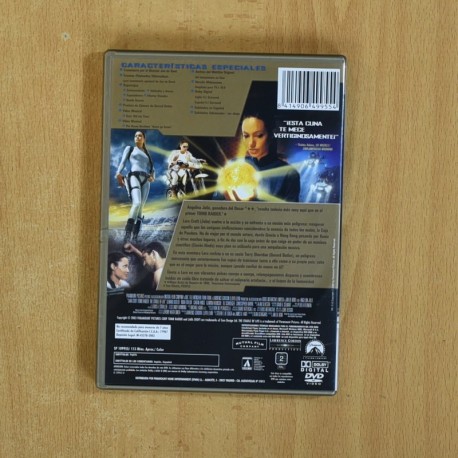 LARA CROFT TOM RAIDER LA CUNA DE LA VIDA - DVD
