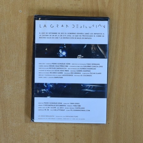LA GRAN DESILUSION - DVD