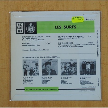 LES SURFS - SI TUVIERA UN MARTILLO + 3 - EP