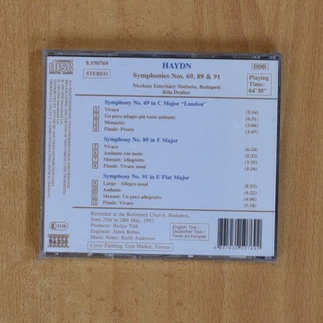 HAYDN - SYMPHONIESVOL 12 - CD