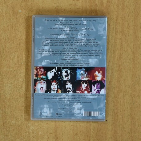 TONY PALMERS - TONY PALMERS EARLY MASTERPIECE ALL MY LOVING - DVD