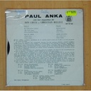 PAUL ANKA - MI CORAZON CANTA + 3 - EP