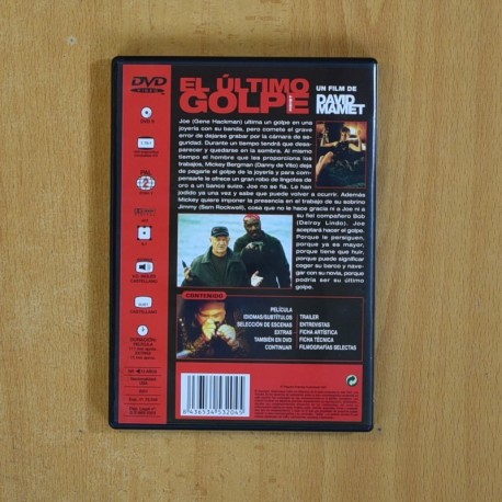 EL ULTIMO GOLPE - DVD