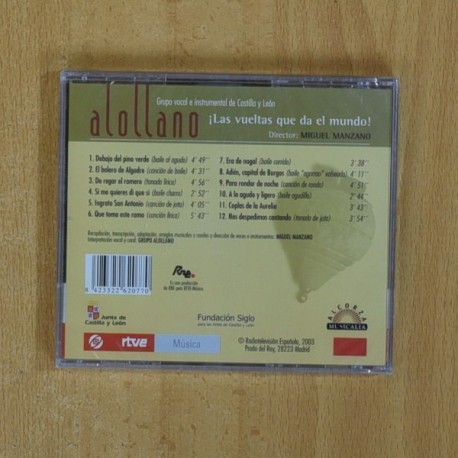 MIGUEL MANZANO - ALOLLANO - CD