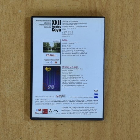 PADAM / ATENCION AL CLIENTE - DVD