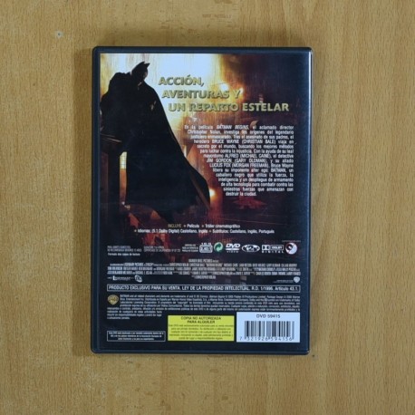 BATMAN BEGINS - DVD