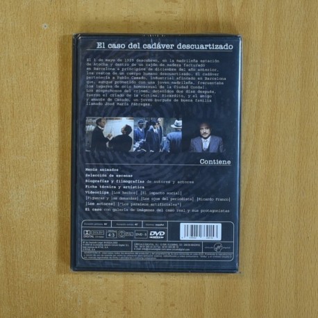 LA HUELLA DEL CRIMEN EL CASO DEL CADAVER DESCUARTIZADO - DVD