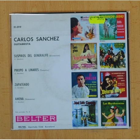 CARLOS SANCHEZ - SUSPIROS DEL GENERALIFE + 3 - EP