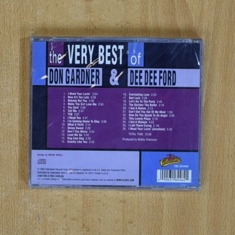 DON GARDNER & DEE DEE FORD - THE VERY BEST - CD