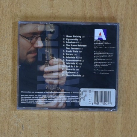 DAVE PIETRO - EMBRACE - CD