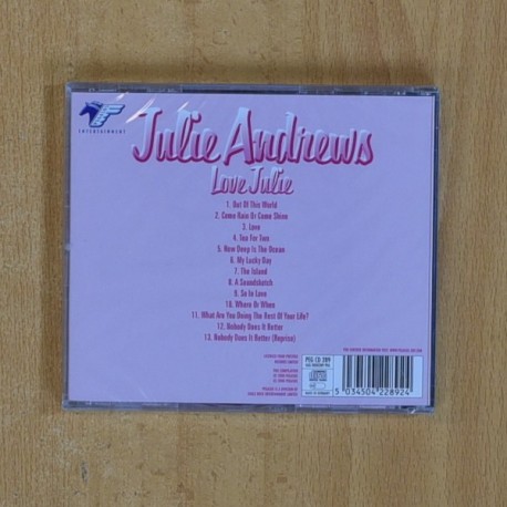 JULIE ANDREWS - LOVE JULIE - CD