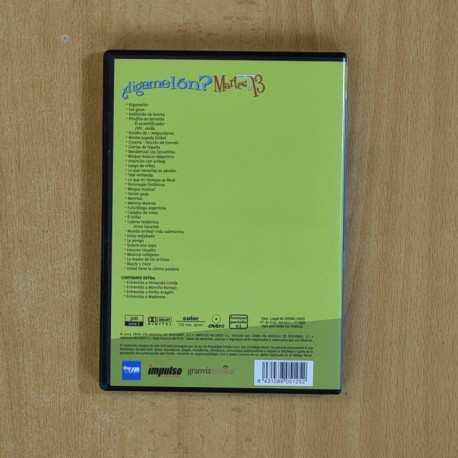 MARTES Y 13 DIGAMELON -DVD