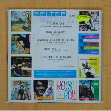ENOGH LIGHT Y SU ORQUESTA - TANGOS - ADIOS MUCHACHOS + 3 - EP