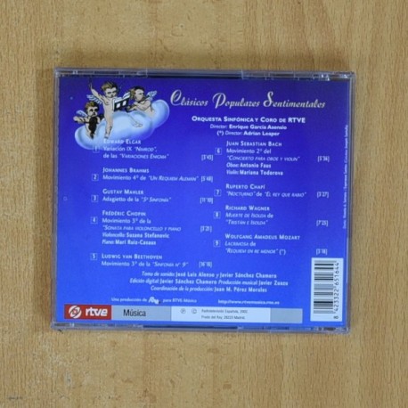 VARIOS - CLASICOS POPULARES SENTIMENTAL - CD