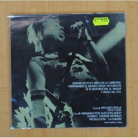 TEDDY BAUTISTA - EPISODIO EN 9 X 4 ( ROCKÂ´N ROLL ) / HERMANO ! POR QUE ESTAS AQUI ? - SINGLE