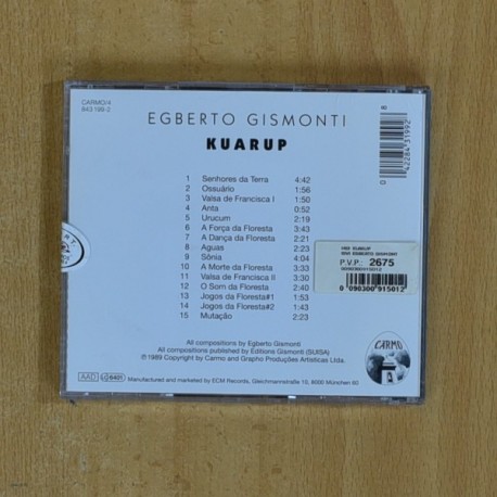 EGBERTO GISMONTI - KUARUP - CD
