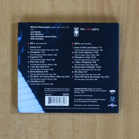 MICHEL PETRUCCIANI - DAYS OF WINE AND ROSES - CD