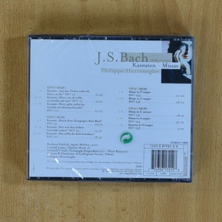BACH - KANTATEN / MISSAE - CD