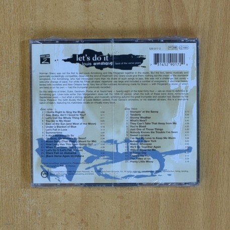 LOUIS ARMSTRONG - LETS DO IT - CD