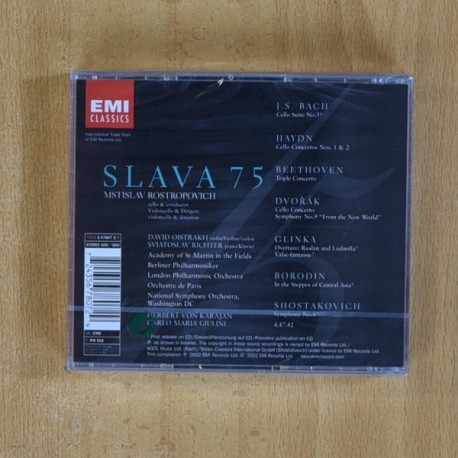 ROSTROPOVICH - SLAVA 75 - CD