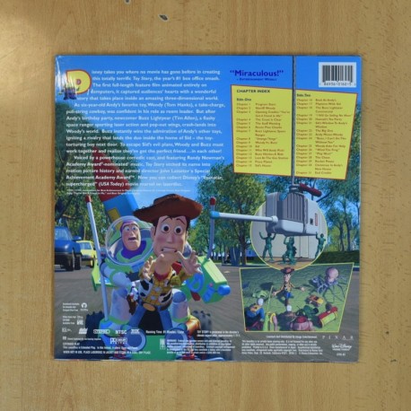 TOY STORY - PRECINTADO MADE IN USA VERSION ORIGINAL - LASERDISC