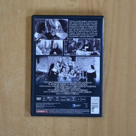 EL MONJE DE MONZA - DVD