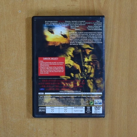 BLACK HAWK DERRIBADO - DVD