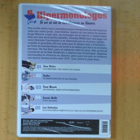 5 HIPER MONOLOGOS - DVD