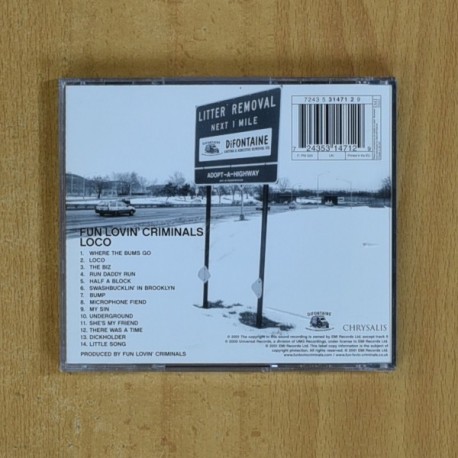 FUN LOVIN CRIMINALS - LOCO - CD