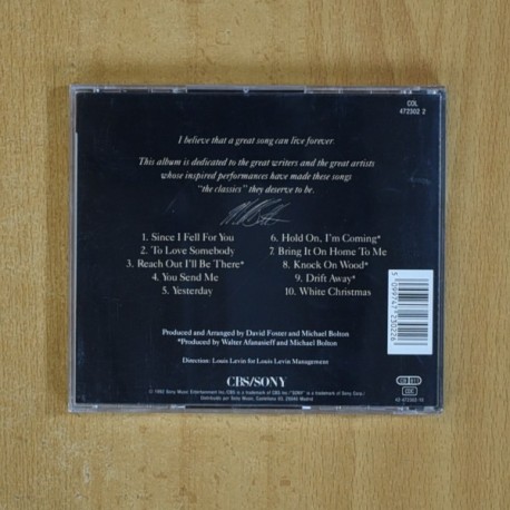 MICHAEL BOLTON - TIMELESS - CD