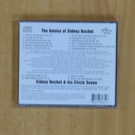 SIDNEY BECHET - THE GENIUS OF SIDNEY BECHET - CD