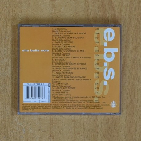 ELLA BAILA SOLA - EBS - CD