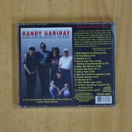 RANDY GARIBAY - CHICANO BLUES MAN - CD