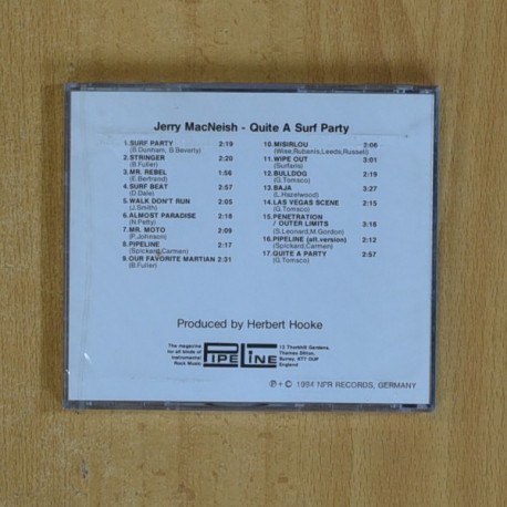 JERRY MACNEISH - QUITE A SURF PARTY - CD