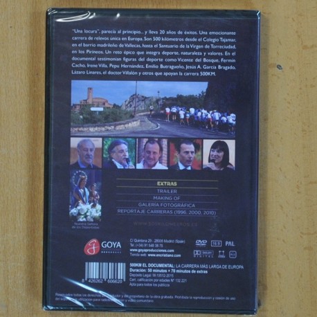 500 KM EL DOCUMENTAL - DVD