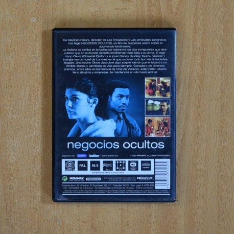 NEGOCIOS OCULTOS - DVD