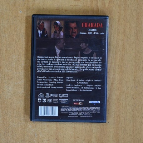 CHARADA - DVD