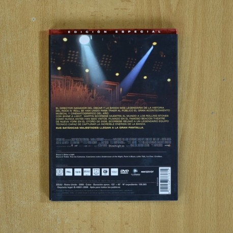 ROLLING STONES - STONES SCORSESE SHINE A LIGHT - DVD