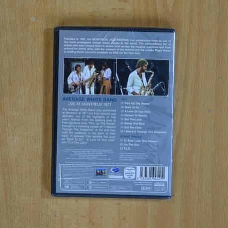 AVERAGE WHITE BAND - LIVE AT MONTREUX - DVD
