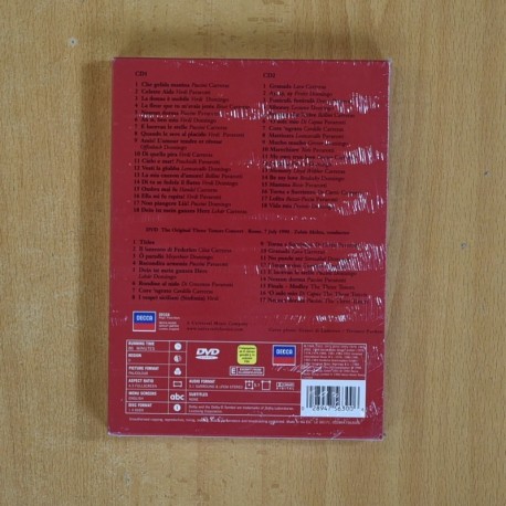 THE THREE TENORS - THE VERY BEST OF THE THREE TENORS - DVD