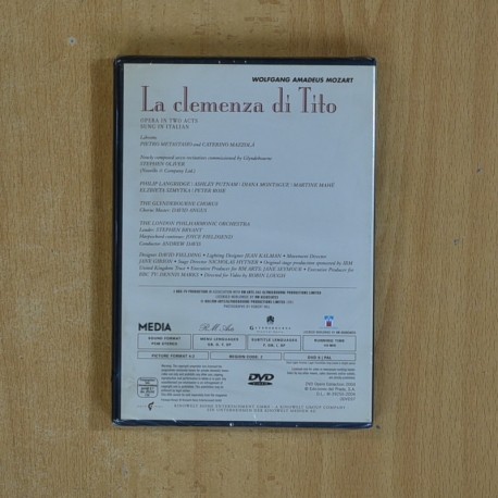MOZART - LA CLEMENZA DI TITO - DVD