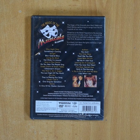 THE MAGIC OF THE MUSICALS - DVD
