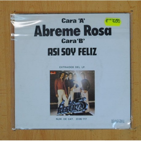 LA 5Âª RESERVA - ABREME ROSA / ASI SOY YO - SINGLE