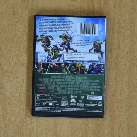 TEENAGE MUTANT NINJA TURTLES FUERA DE LAS SOMBRAS - DVD